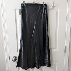 Aritzia Babaton Black Slip Maxi Skirt
